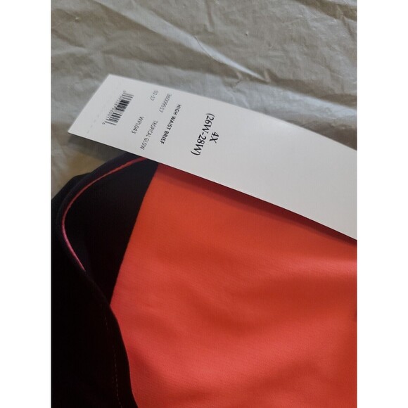 Womens Bikini Bottom 4xl Orange Peach & Black Moxi Blu Tags - Picture 5 of 8
